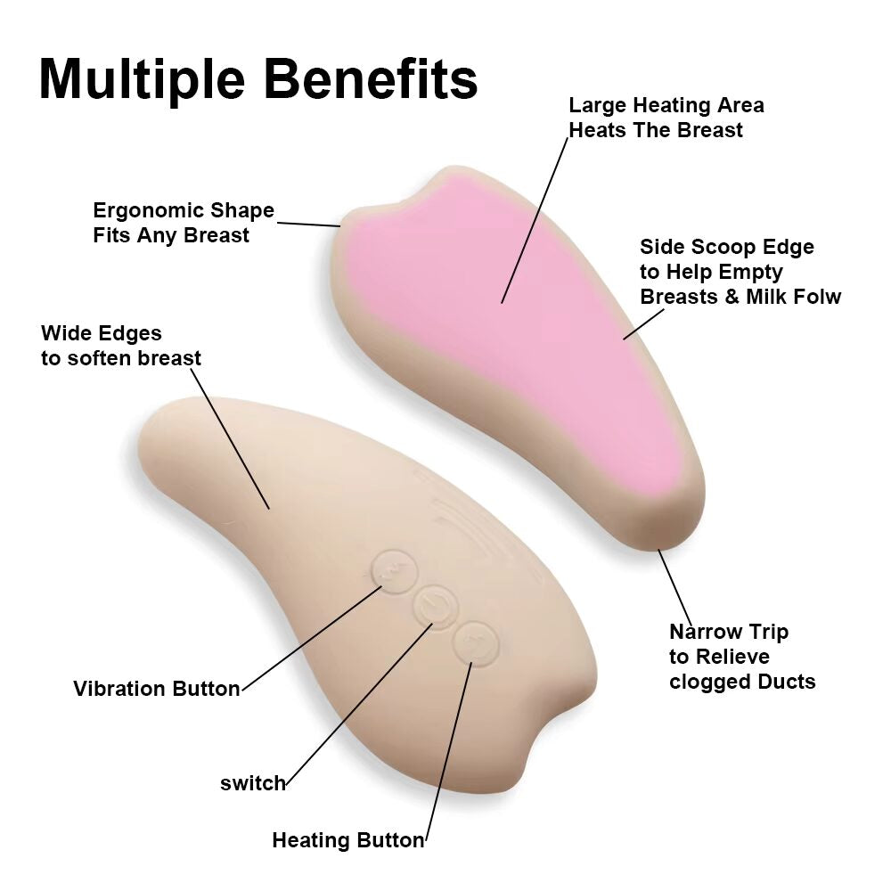 New Life Heaven™ Warming Lactation Massager