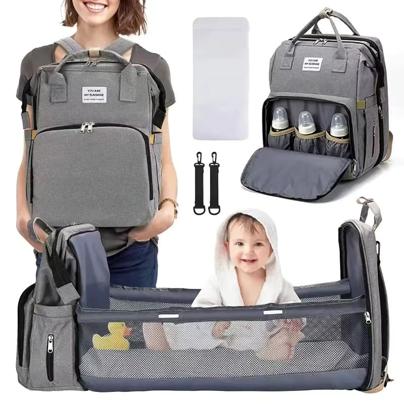 New Life Heaven™ Backpack Bag with Changing Bed